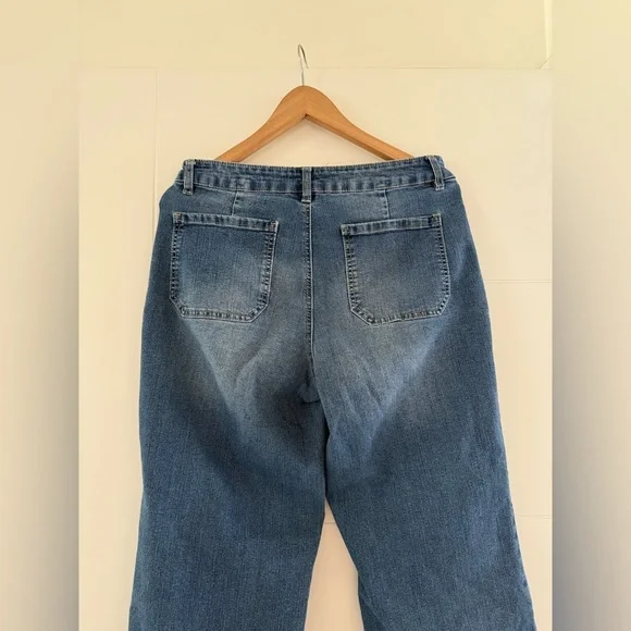 D Jeans, cropped wide leg, size 10 - Picture 7 of 7
